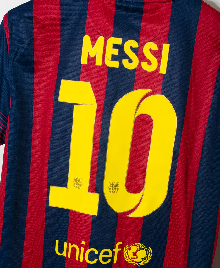 Messi Barcelona 2013/14 Home Original Retro Jersey
