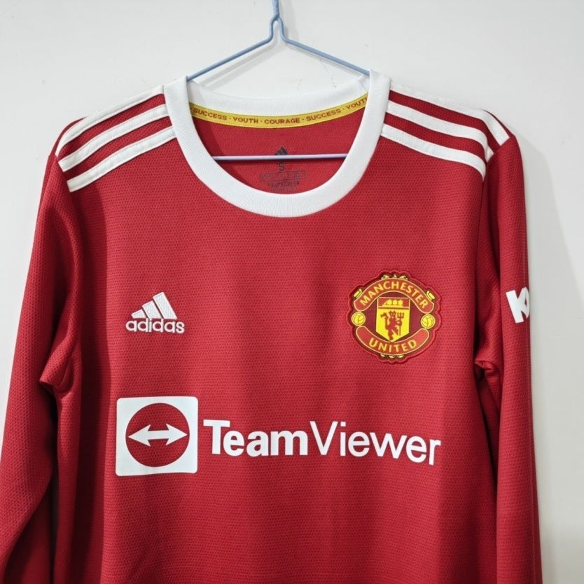 Cristiano Ronaldo CR7 Manchester United 21/22 Home Original Retro Jersey