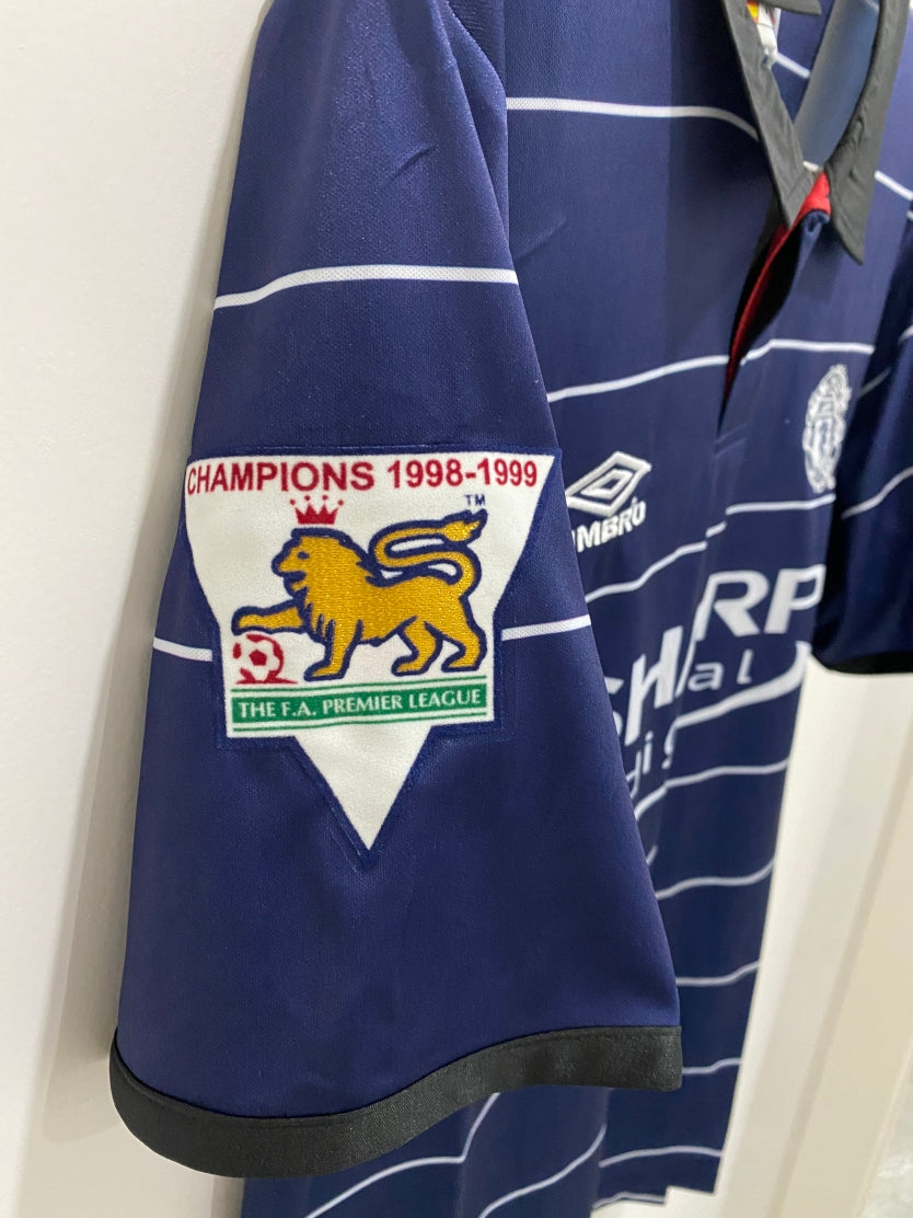 keane Manchester United 99/00 Away game Retro Jersey