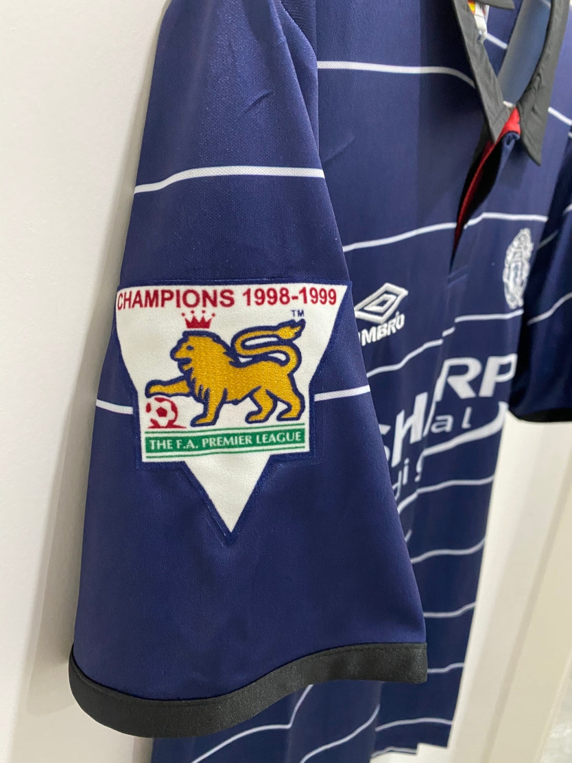 keane Manchester United 99/00 Away game Retro Jersey