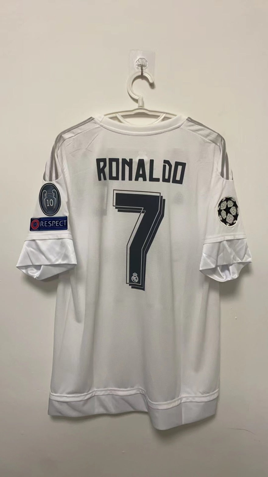 Cristiano Ronaldo CR7 Real Madrid15/16 Home Original Retro Jersey