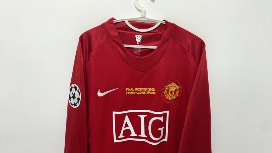 Cristiano Ronaldo CR7 Manchester United 07/08 Home Original Retro Jersey